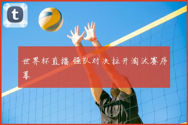 世界杯直播 强队对决拉开淘汰赛序幕